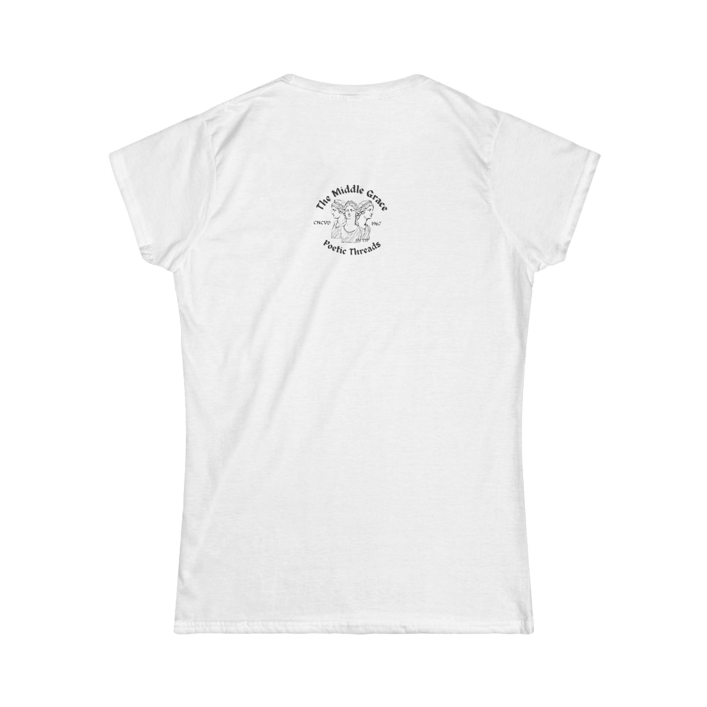 Vintage Inspired Women's White Cotton Tee