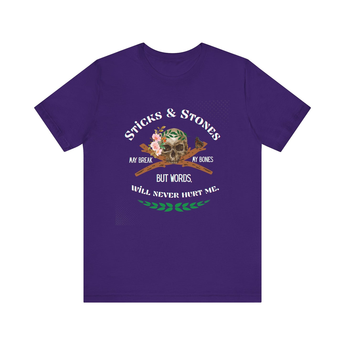 "Sticks and Stones" Classic Child's Poem 100% Cotton Tee