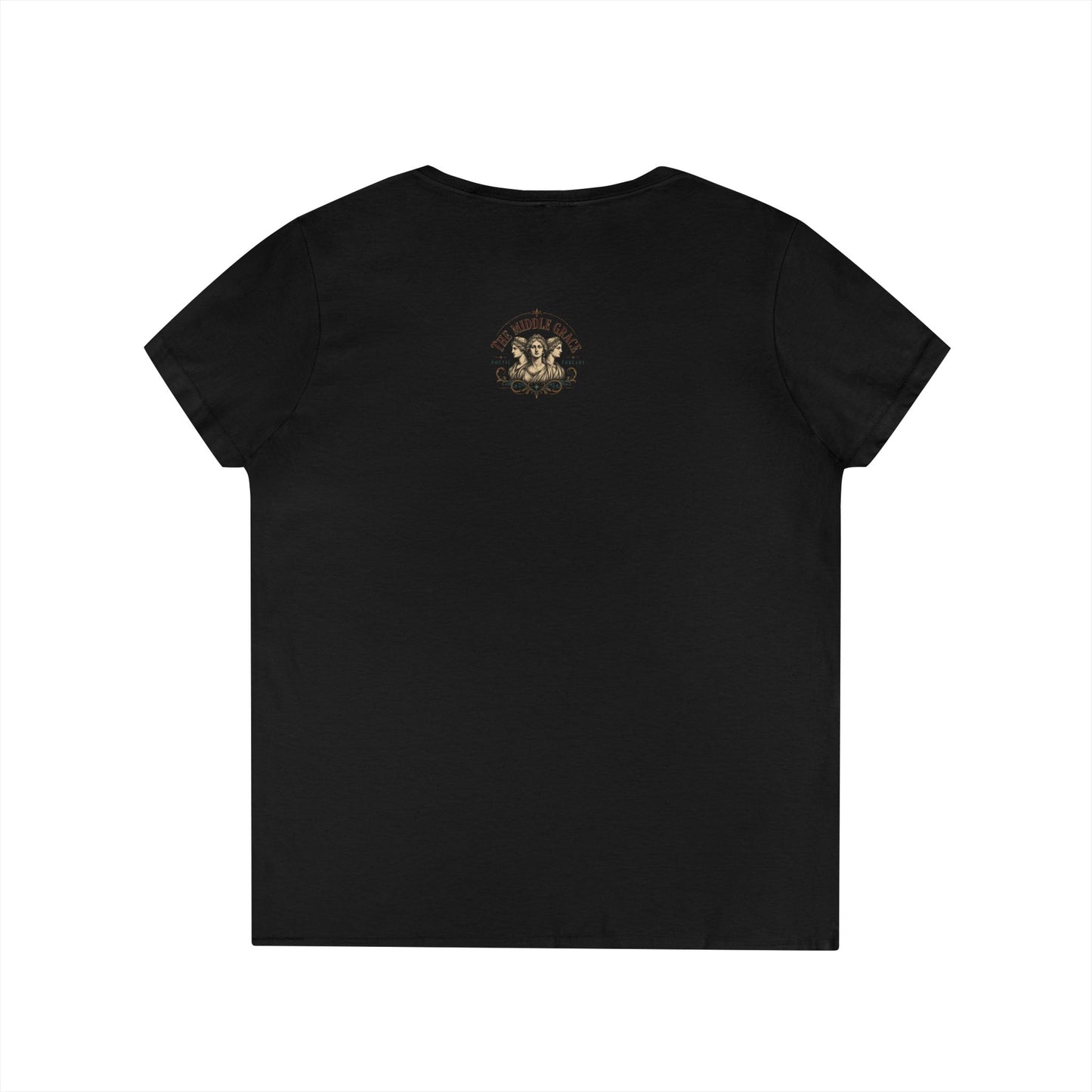 Bee Graphic V-Neck Tee — “Bees Don’t Waste Time Explaining” Women’s T-Shirt