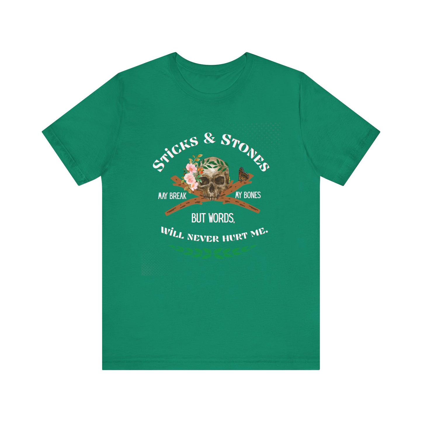 "Sticks and Stones" Classic Child's Poem 100% Cotton Tee