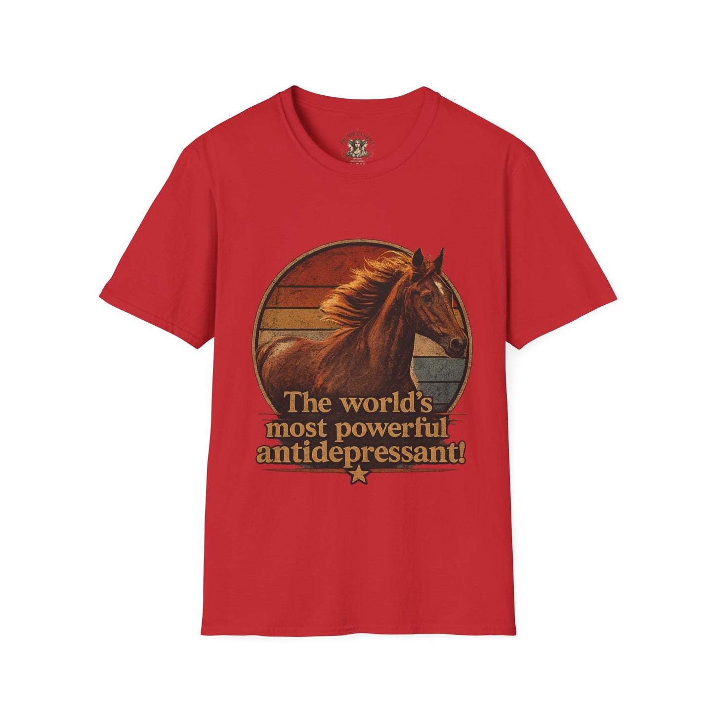 "The World's Most Powerful Antidepressant" Retro Graphic Tee