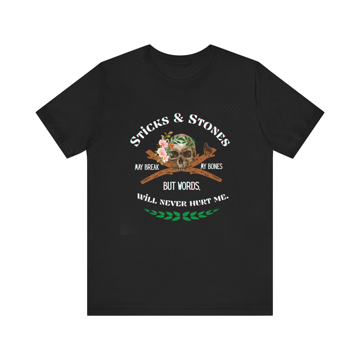 "Sticks and Stones" Classic Child's Poem 100% Cotton Tee