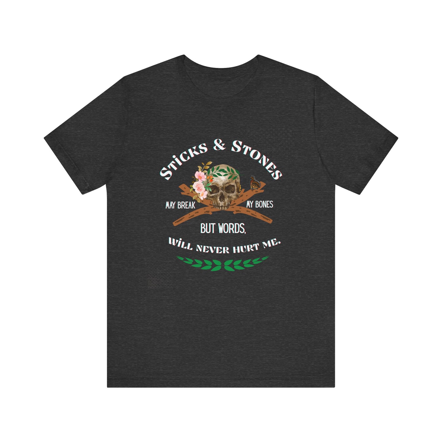 "Sticks and Stones" Classic Child's Poem 100% Cotton Tee