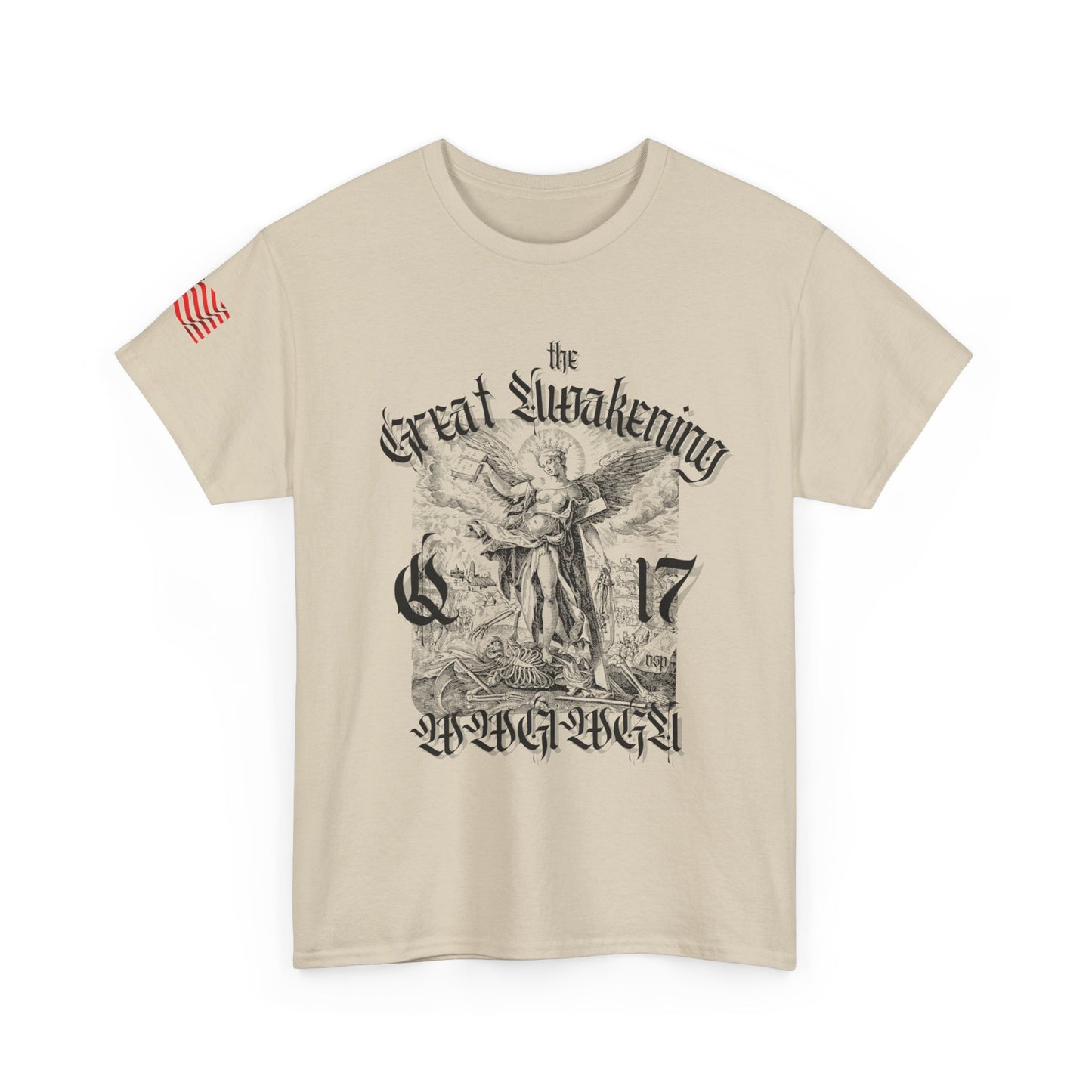 The Great Awakening, Ephesians 6:12 100% Cotton Tee