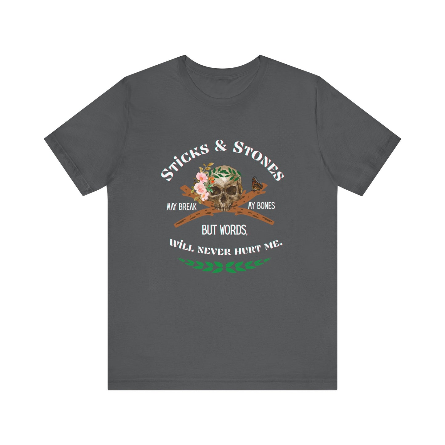 "Sticks and Stones" Classic Child's Poem 100% Cotton Tee