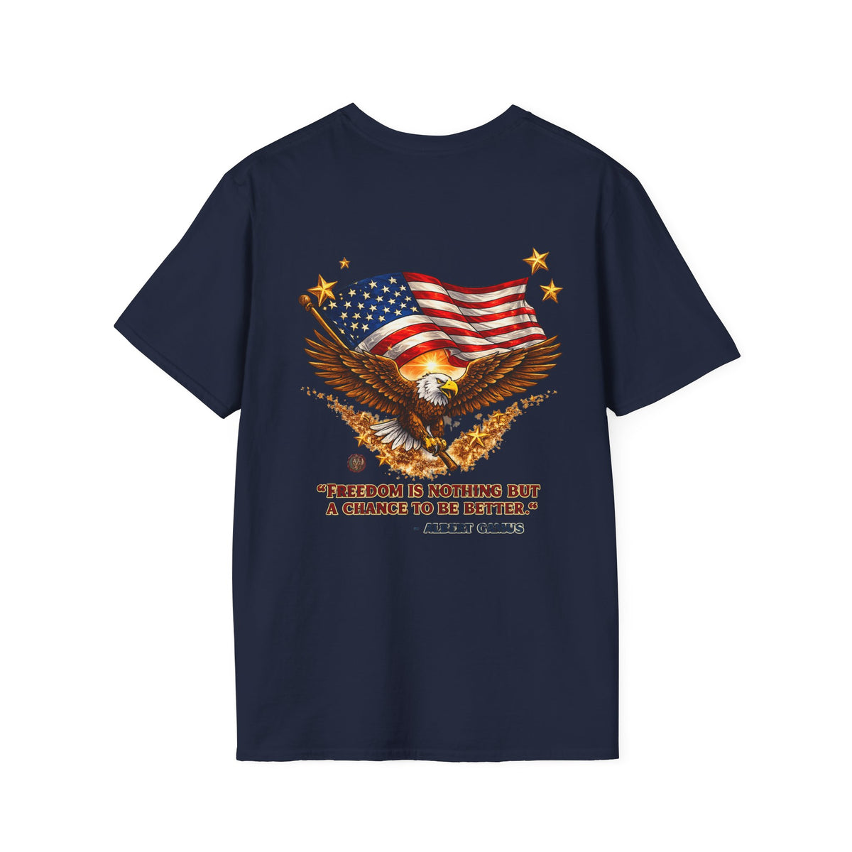 American 250th Anniversary Tee 'Unapologetically American' 100% Cotton T-Shirt —
