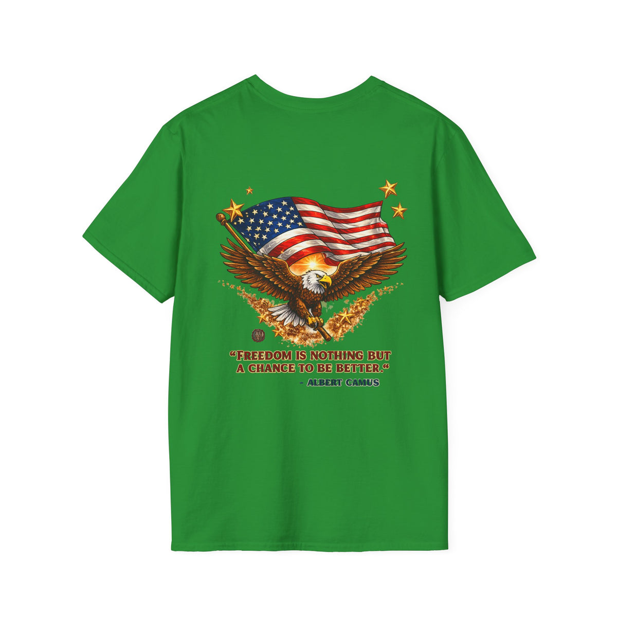 American 250th Anniversary Tee 'Unapologetically American' 100% Cotton T-Shirt —