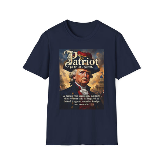 Patriot T‑Shirt — Vintage Donald J. Trump Commander In Chief Tee