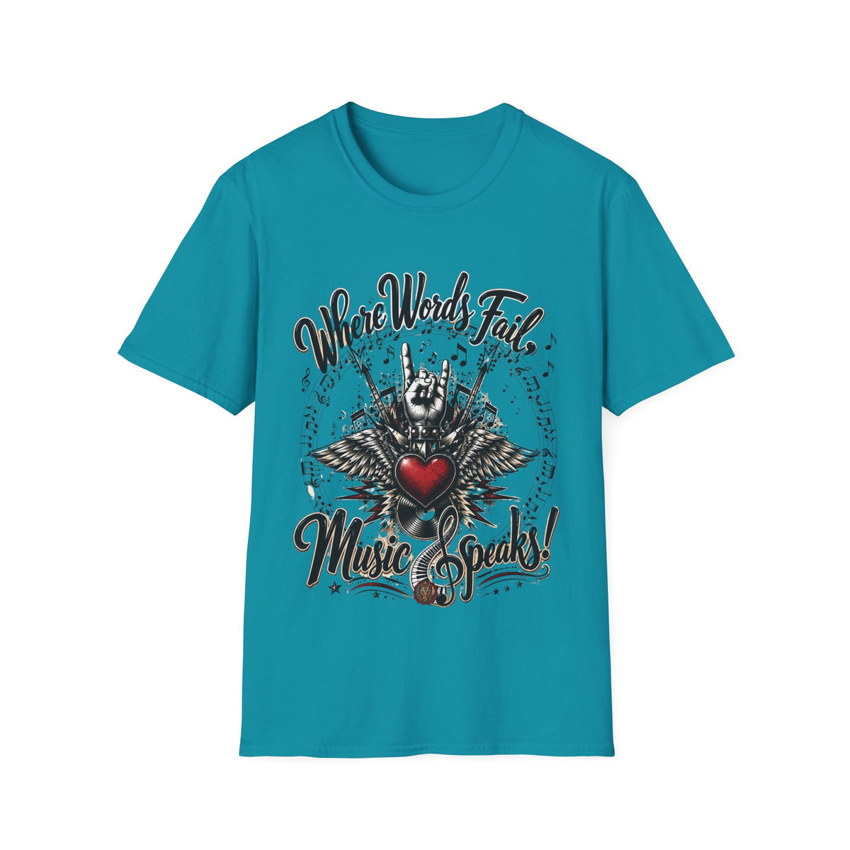 Where Words Fail Music Speaks T-Shirt