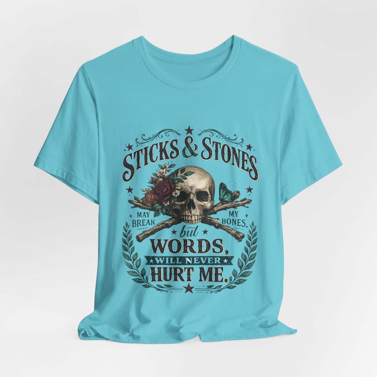 "Sticks and Stones" Classic Child's Poem 100% Cotton Tee
