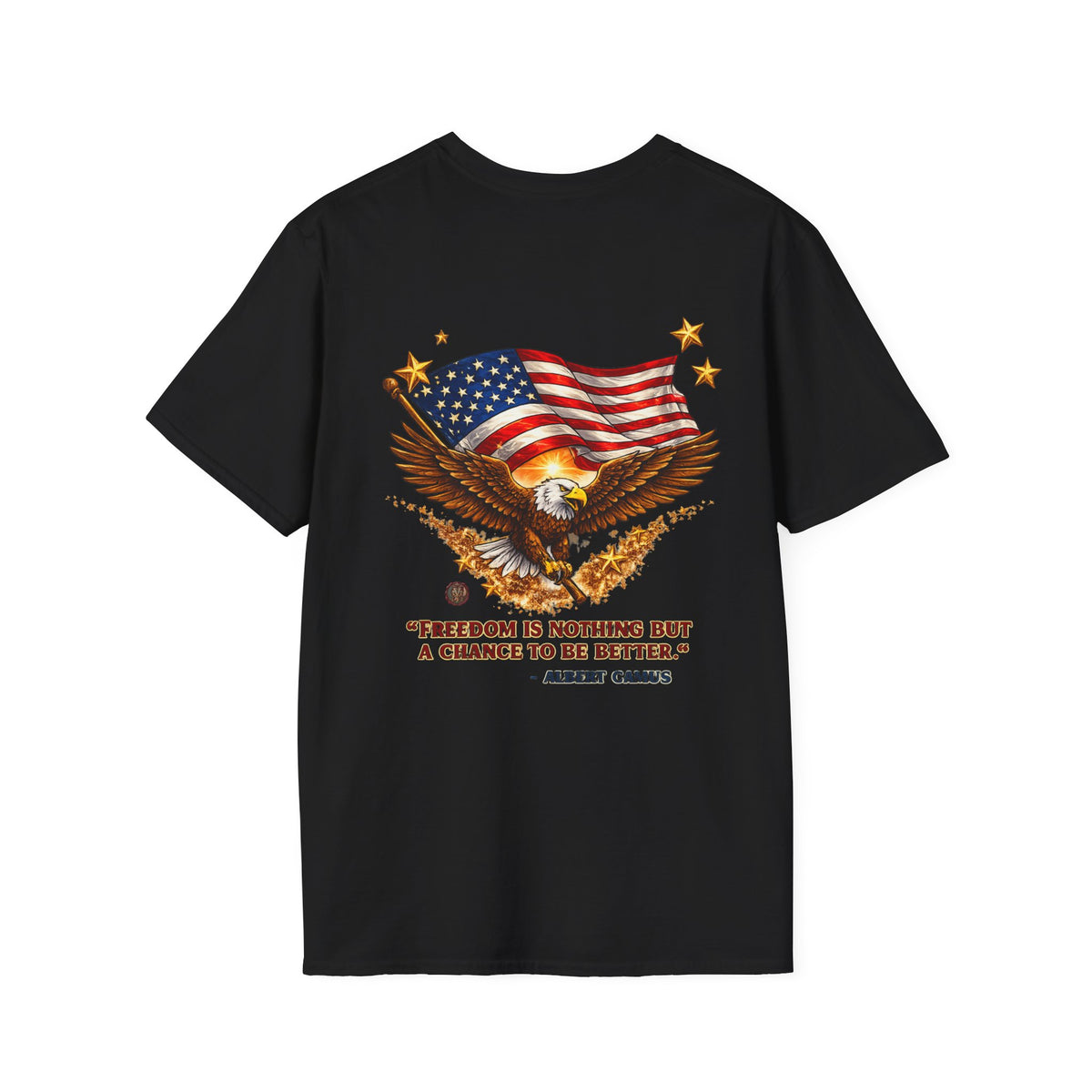 American 250th Anniversary Tee 'Unapologetically American' 100% Cotton T-Shirt —