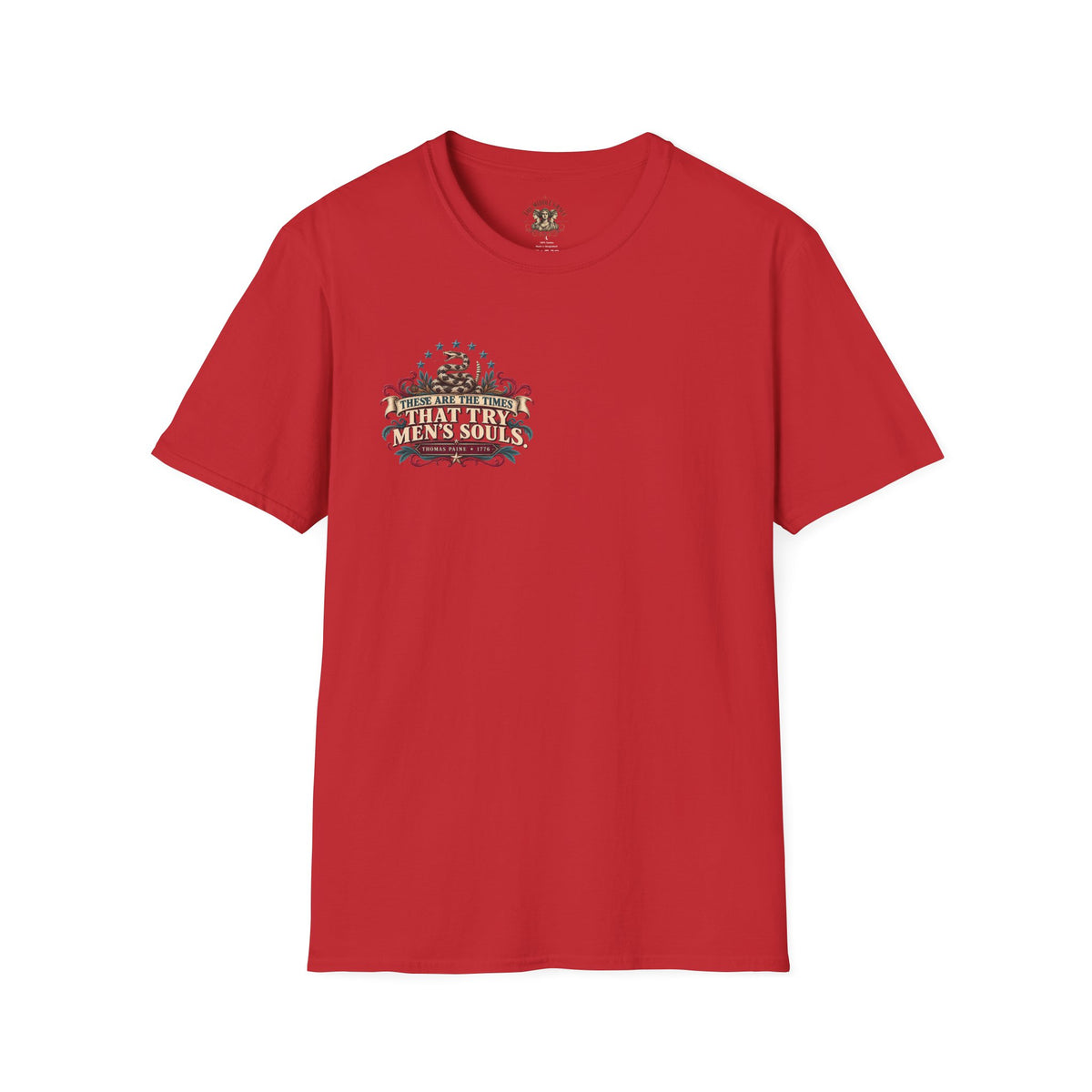 "These Are the Times That Try Men’s Souls" Thomas Paine Vintage Floral T-shirt