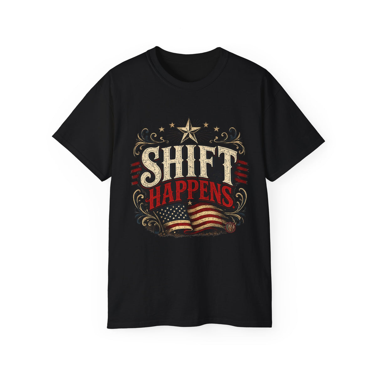 Shift Happens Patriotic Tee