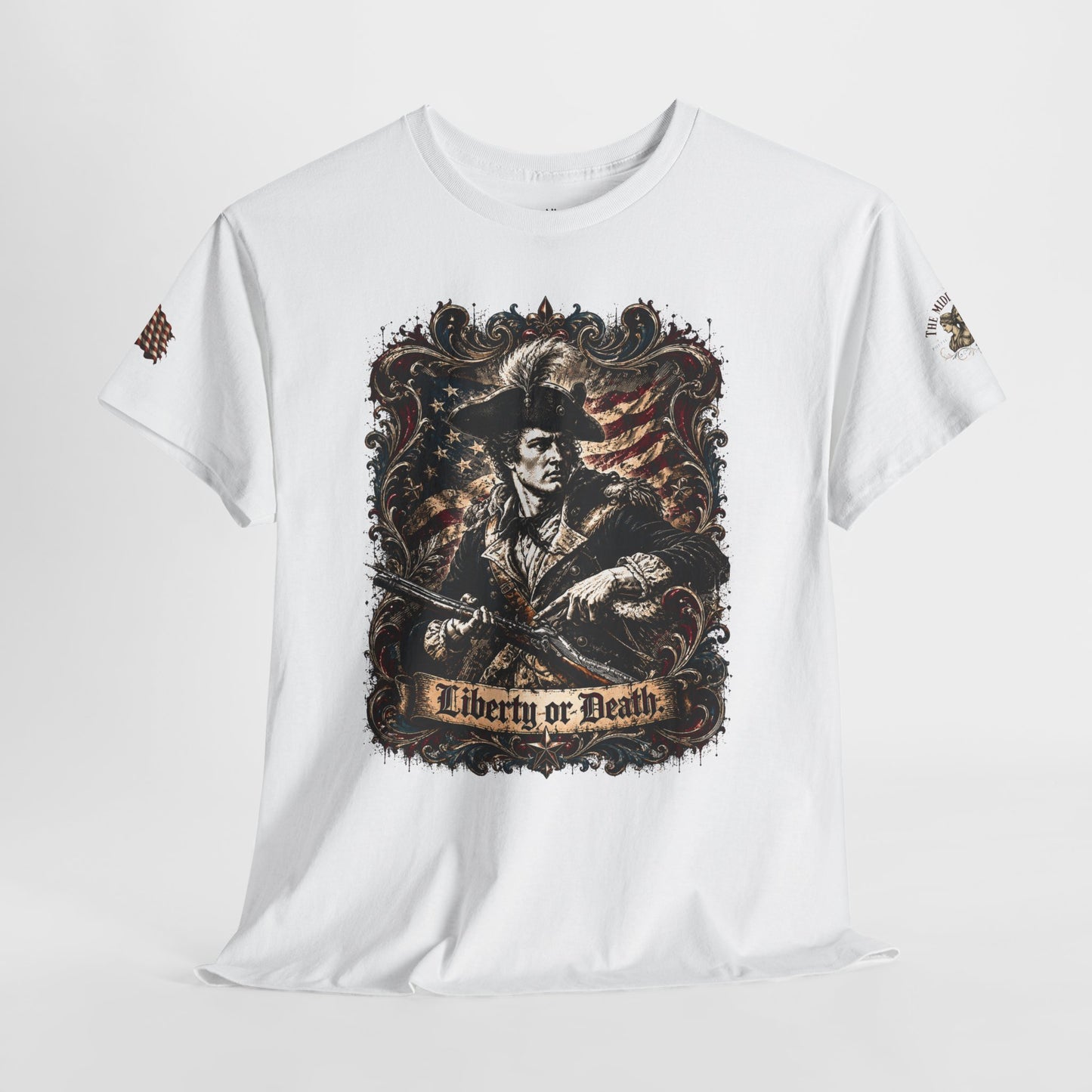 Patriotic Graphic Tee – America 250 2nd Amendment | Vintage Style 100% Cotton T-Shirt
