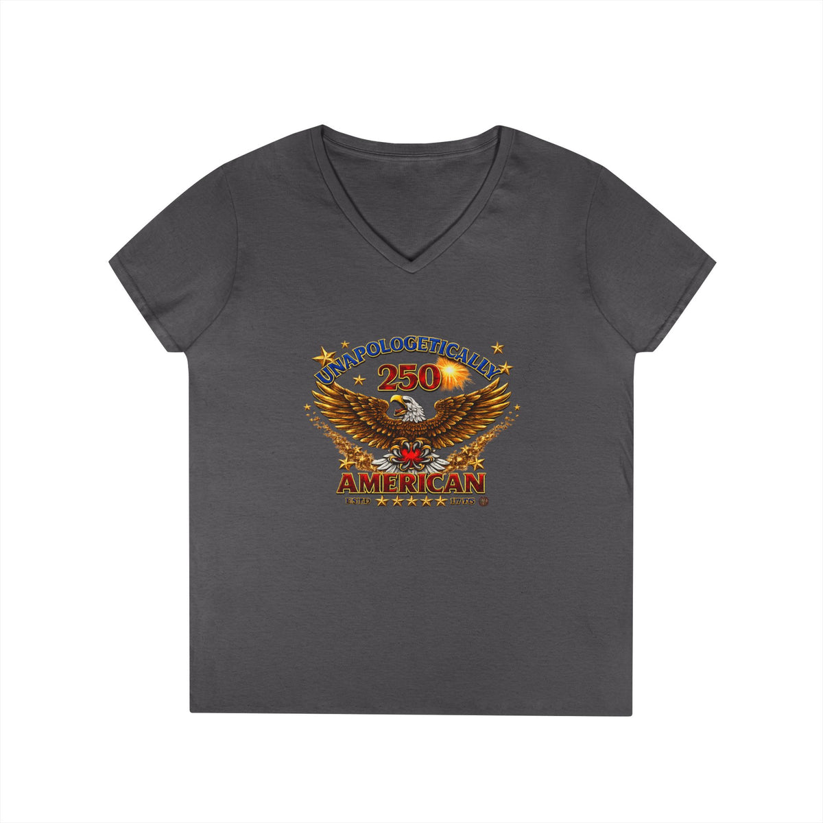 “Unapologetically American” 250th Eagle Graphic Women's Tee