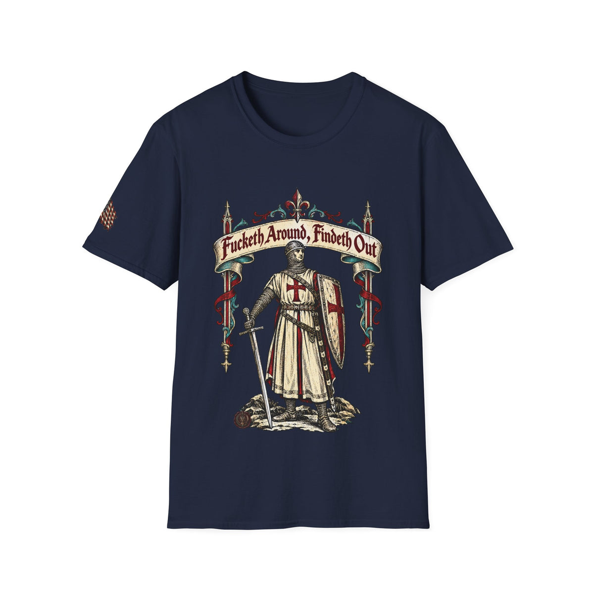 'FAFO' Vintage Crusader Graphic Tee