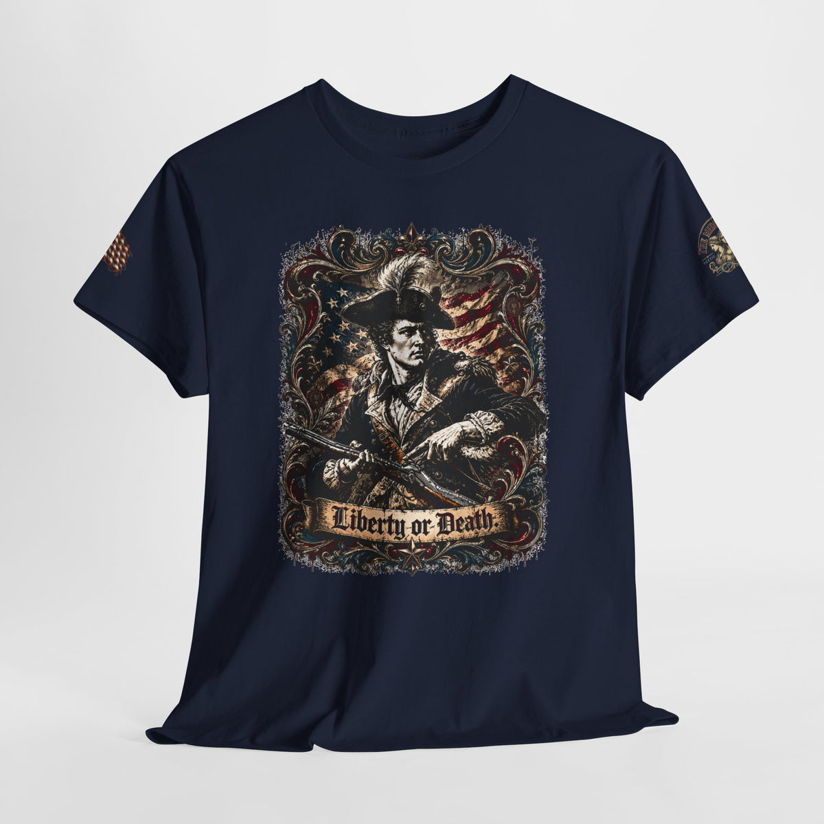 America 250 Patriot Vintage Style 2nd Amendment Cotton Tee