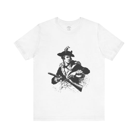 Historical Patriot Tee | Vintage Style 2nd Amendment Classic White Cotton Tee
