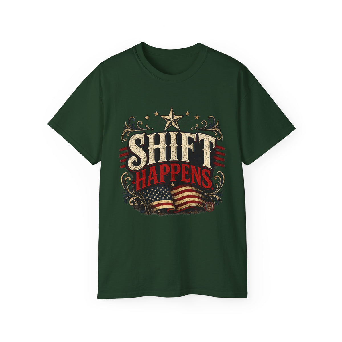 Shift Happens Patriotic Tee