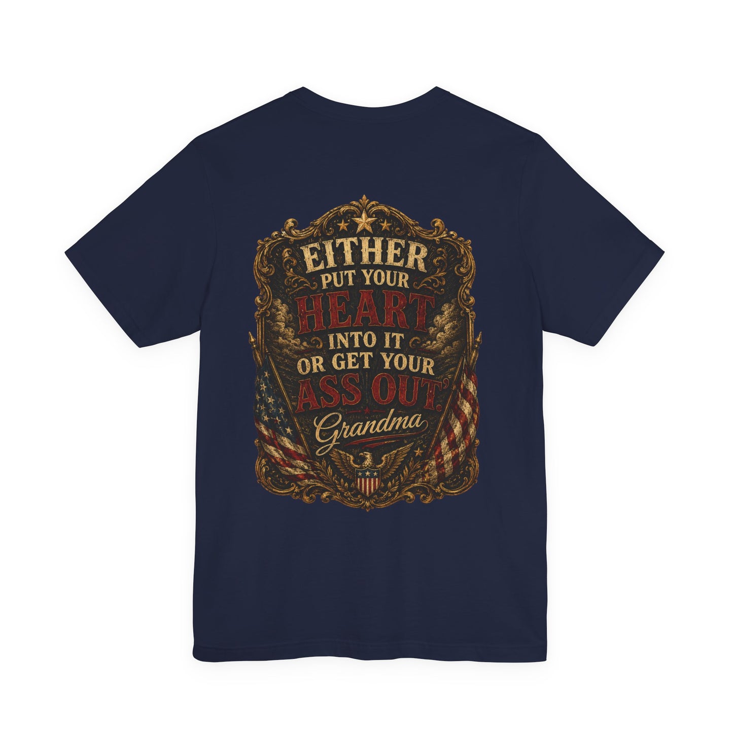 Patriotic Graphic Tee – Love It or Leave It | Vintage Style 100% Cotton T-Shirt