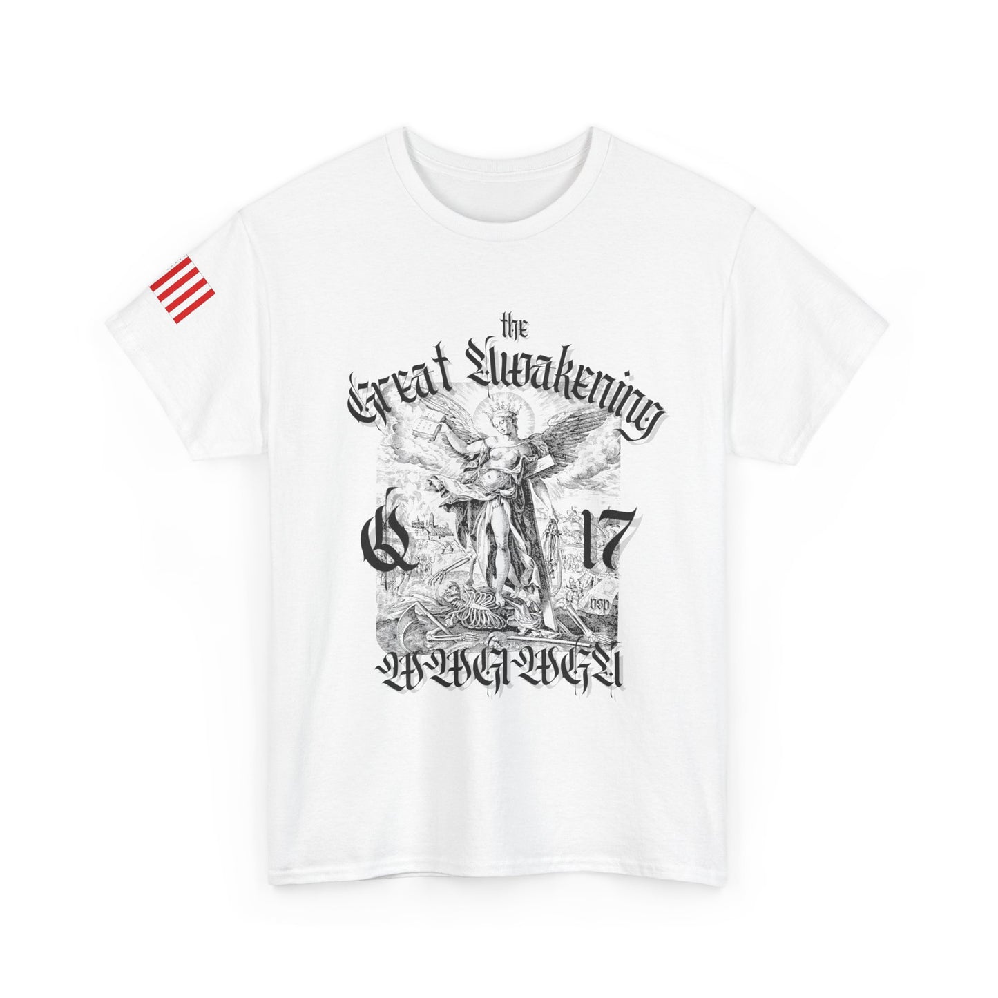 The Great Awakening, Ephesians 6:12 100% Cotton Tee