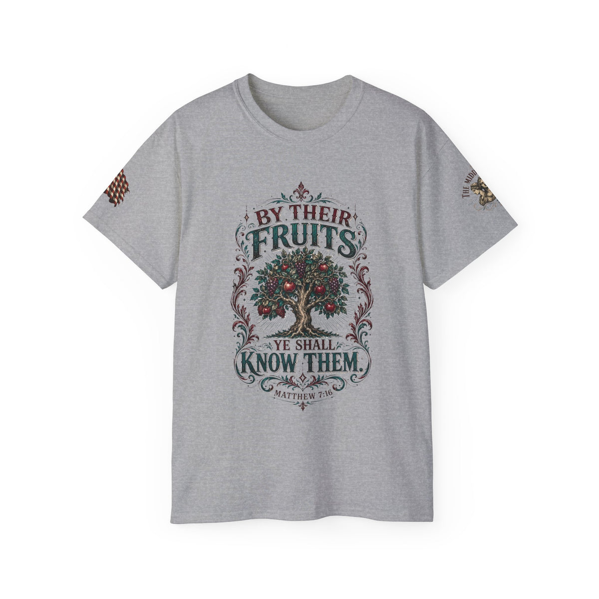 Biblical 'By Their Fruits We Shall Know Them' T-Shirt