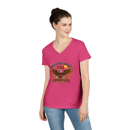 “Unapologetically American” 250th Eagle Graphic Women's Tee