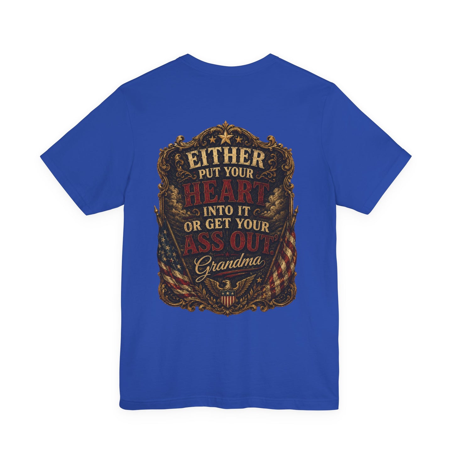 Patriotic Graphic Tee – Love It or Leave It | Vintage Style 100% Cotton T-Shirt