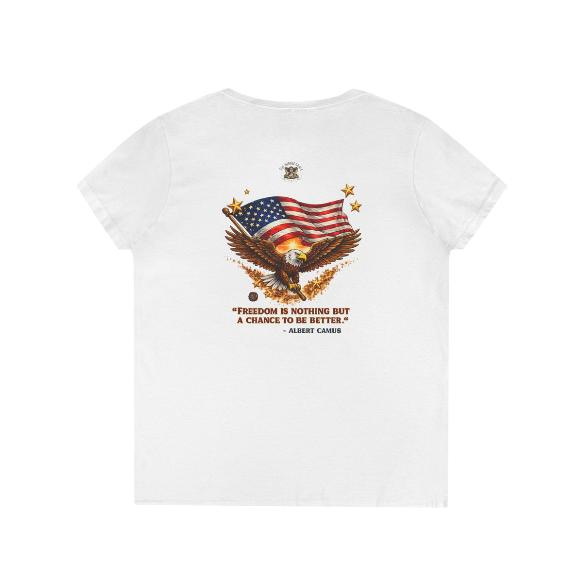 “Unapologetically American” 250th Eagle Graphic Women's Tee