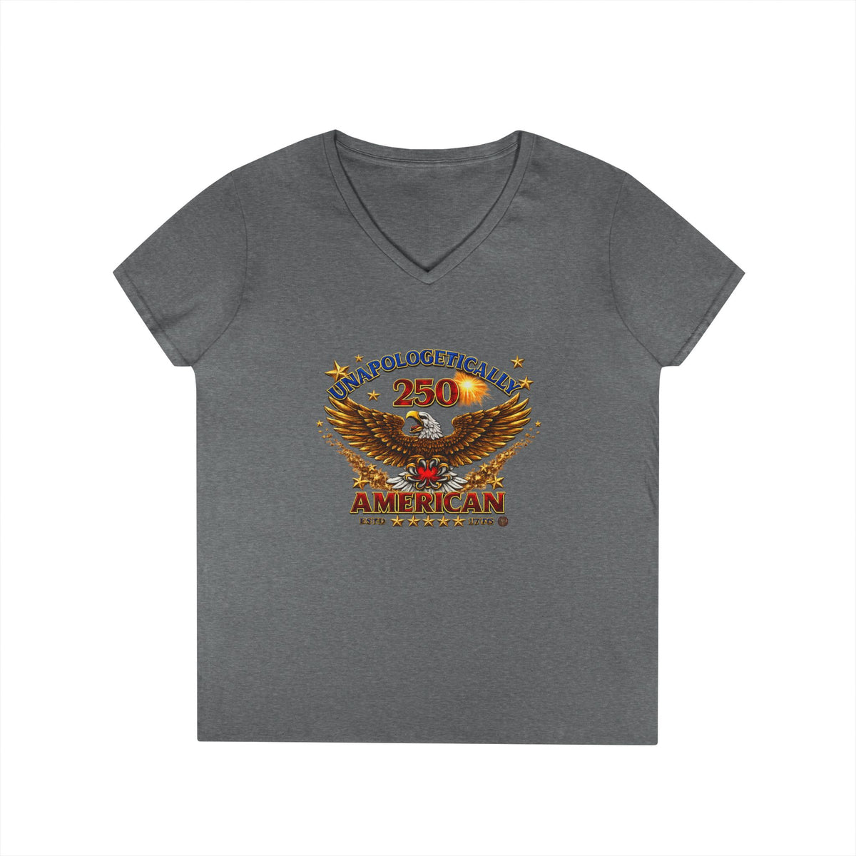 “Unapologetically American” 250th Eagle Graphic Women's Tee