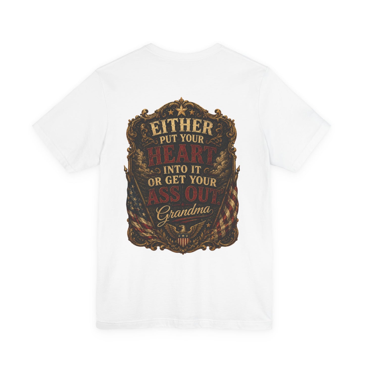 Patriotic Graphic Tee – Love It or Leave It | Vintage Style 100% Cotton T-Shirt