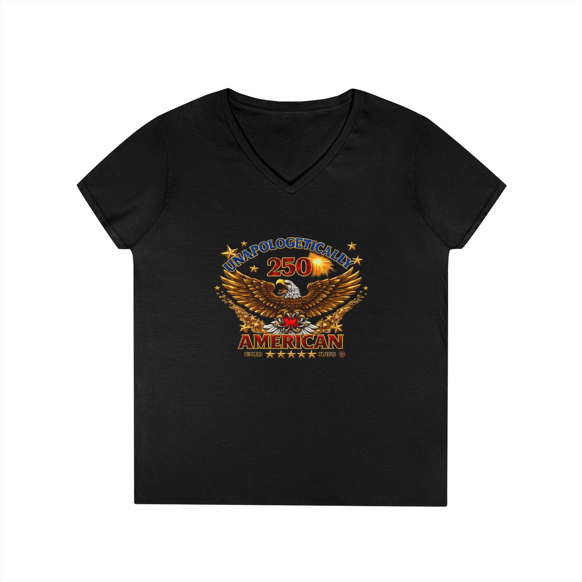 “Unapologetically American” 250th Eagle Graphic Women's Tee