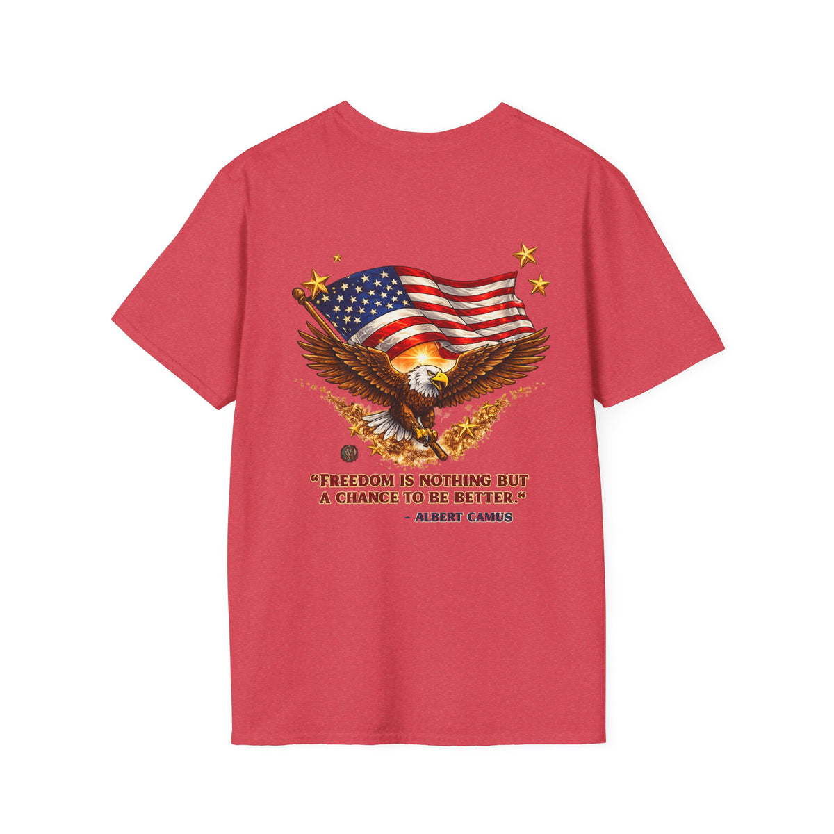 American 250th Anniversary Tee 'Unapologetically American' 100% Cotton T-Shirt —