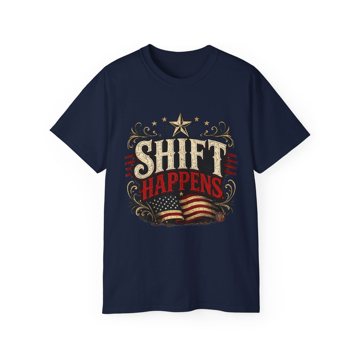 Shift Happens Patriotic Tee