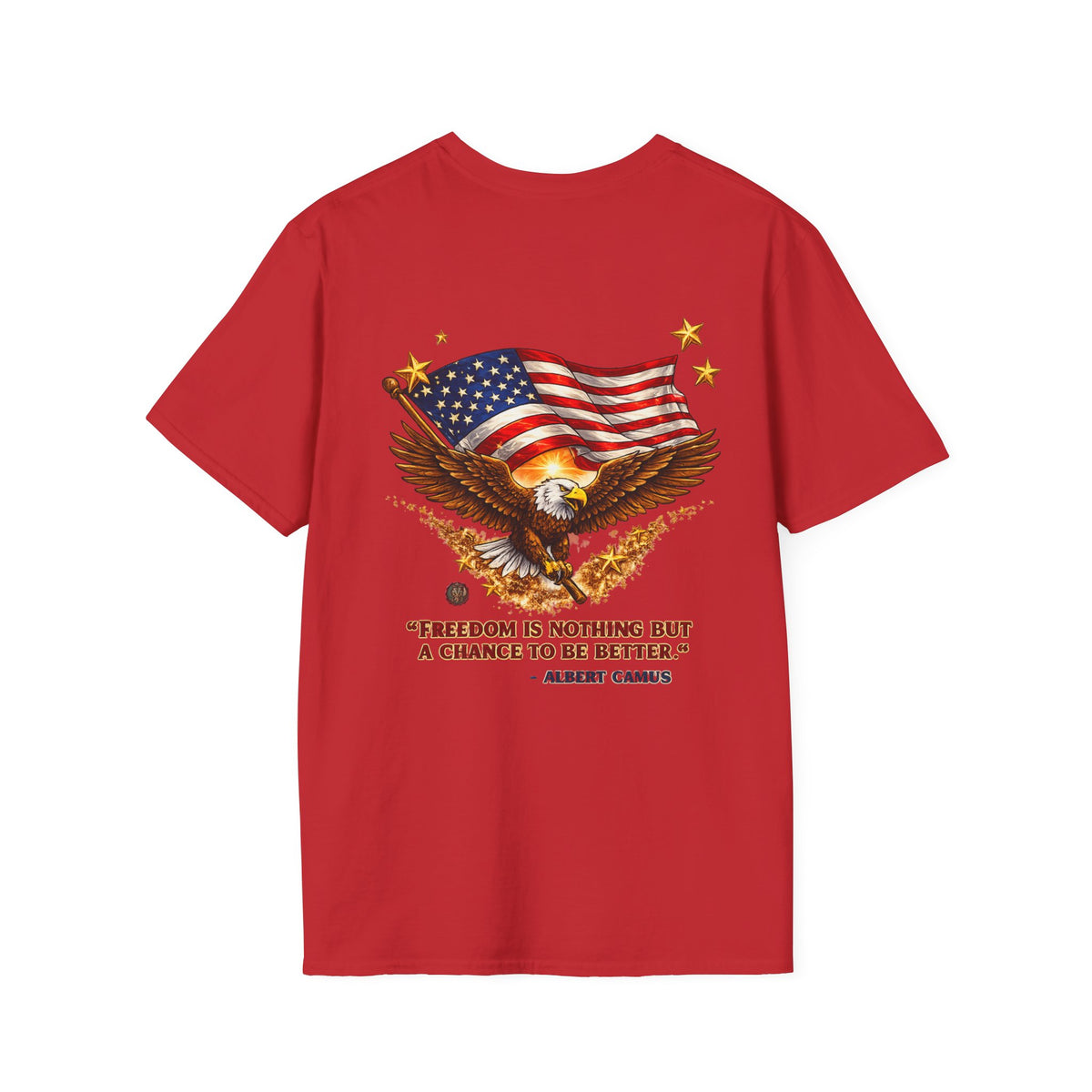 American 250th Anniversary Tee 'Unapologetically American' 100% Cotton T-Shirt —