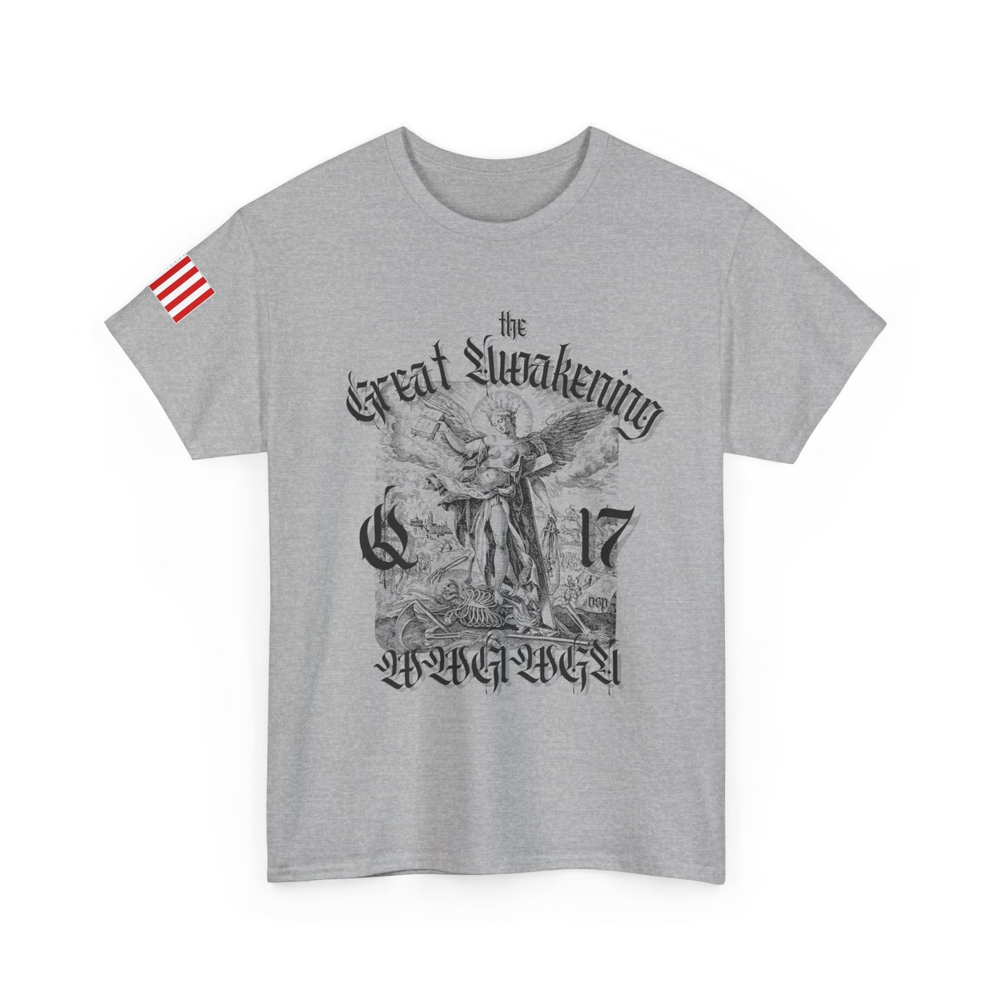 The Great Awakening, Ephesians 6:12 100% Cotton Tee