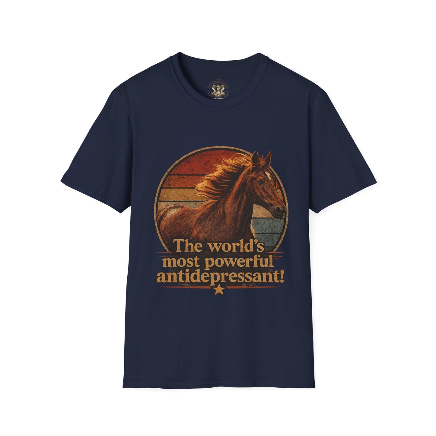 "The World's Most Powerful Antidepressant" Retro Graphic Tee