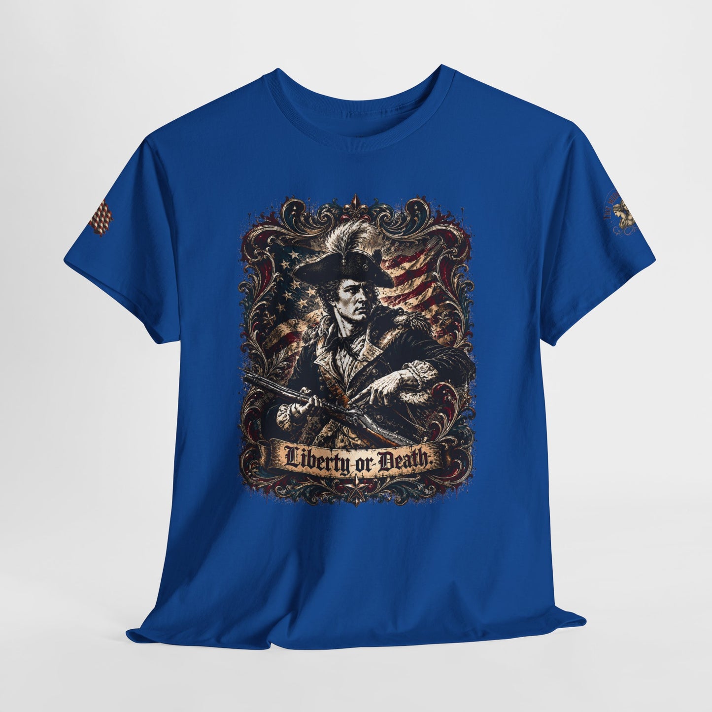 Patriotic Graphic Tee – America 250 2nd Amendment | Vintage Style 100% Cotton T-Shirt