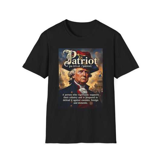 Patriot T‑Shirt — Vintage Donald J. Trump Commander In Chief Tee