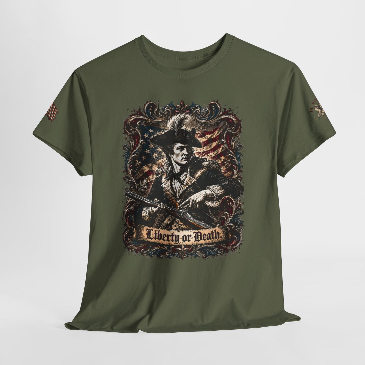 Patriotic Graphic Tee – America 250 2nd Amendment | Vintage Style 100% Cotton T-Shirt