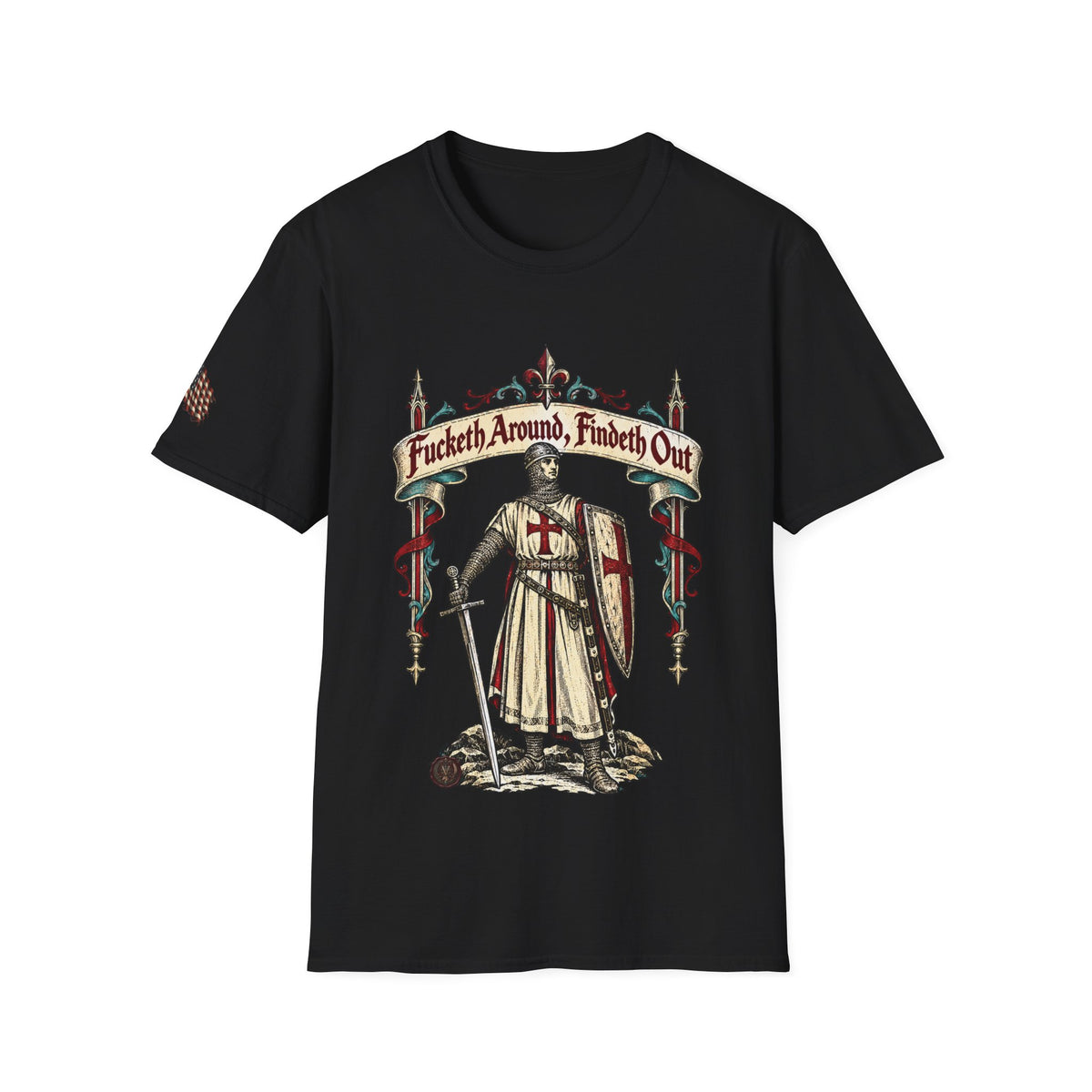 'FAFO' Vintage Crusader Graphic Tee