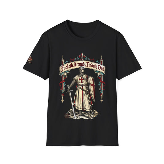'FAFO' Vintage Crusader Graphic Tee