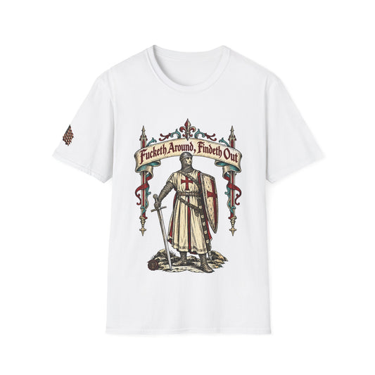 'FAFO' Vintage Crusader Graphic Tee