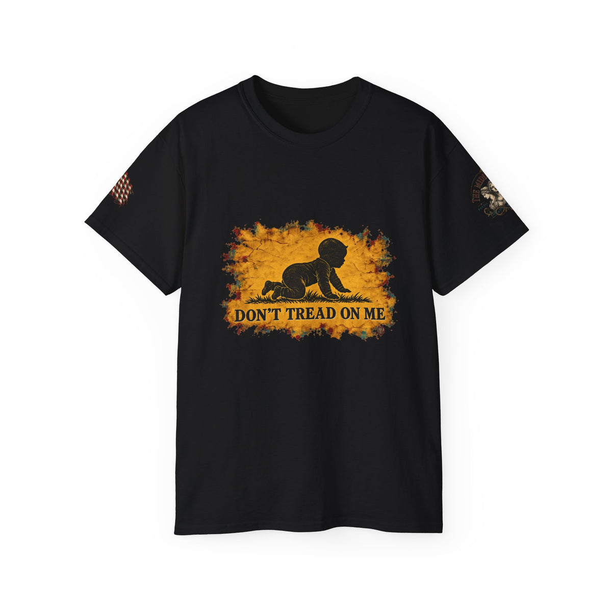 Don't Tread On Me Baby Tee — Patriotic Libertarian Graphic T‑Shirt