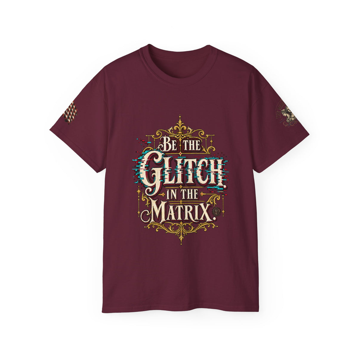Be the Glitch in the Matrix T-Shirt — Retro Digital Glitch Graphic Tee
