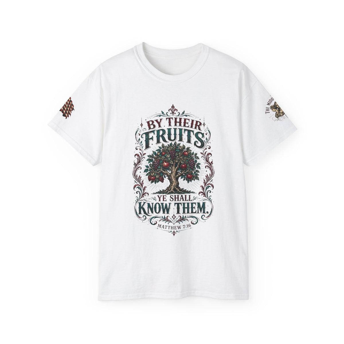 Biblical 'By Their Fruits We Shall Know Them' T-Shirt