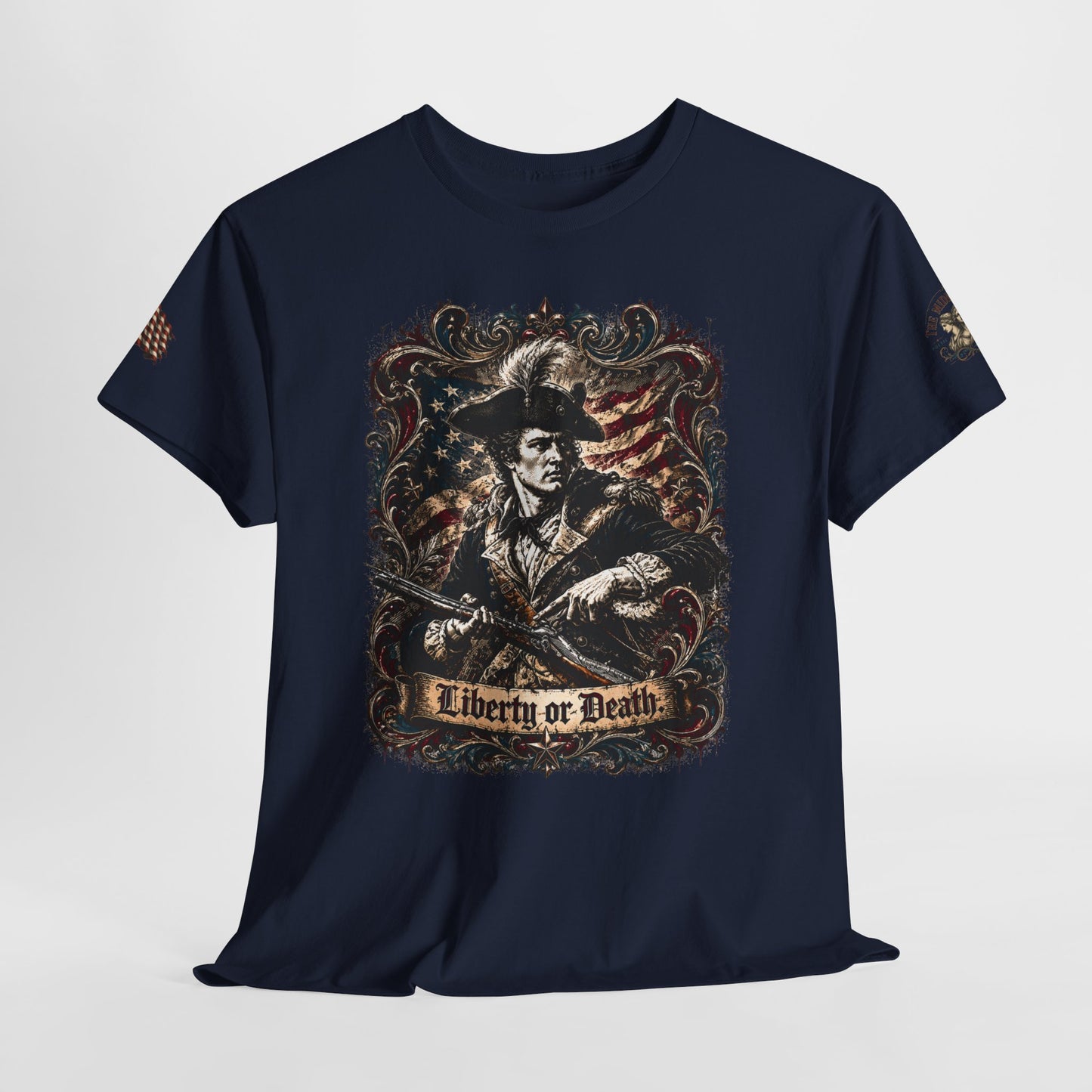 Patriotic Graphic Tee – America 250 2nd Amendment | Vintage Style 100% Cotton T-Shirt