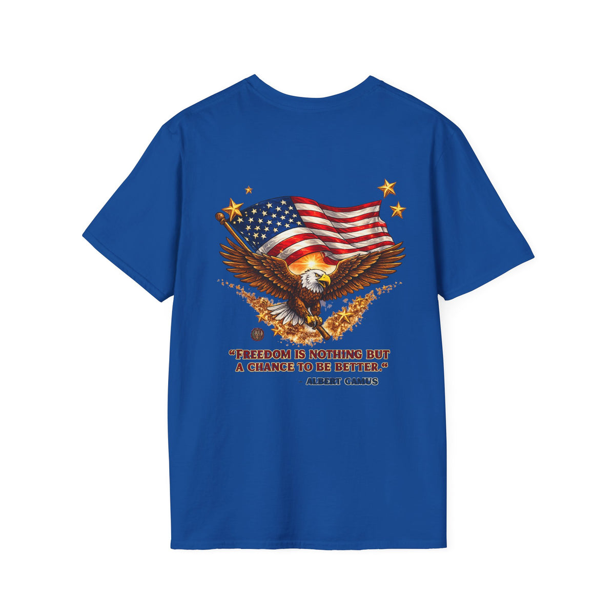American 250th Anniversary Tee 'Unapologetically American' 100% Cotton T-Shirt —