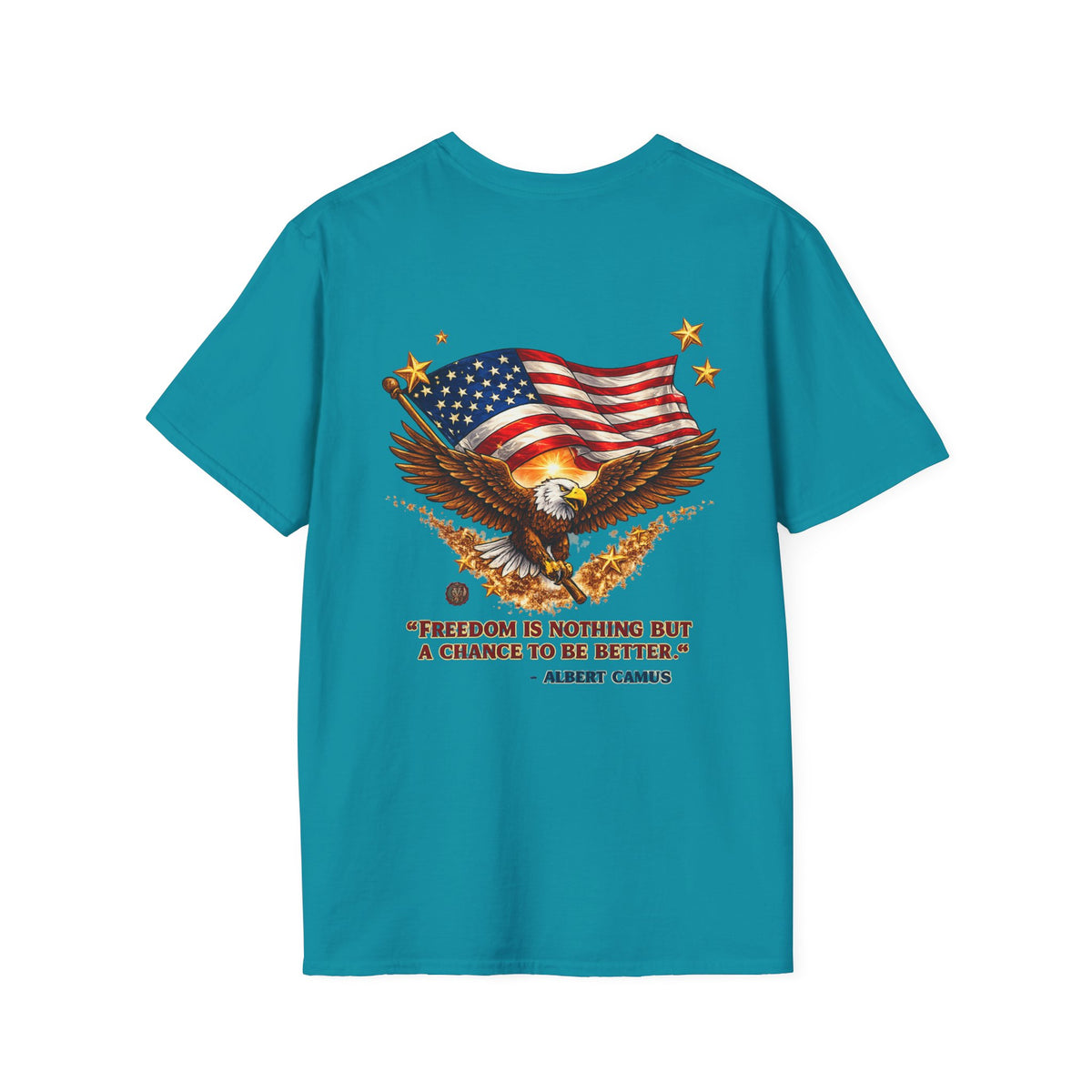 American 250th Anniversary Tee 'Unapologetically American' 100% Cotton T-Shirt —