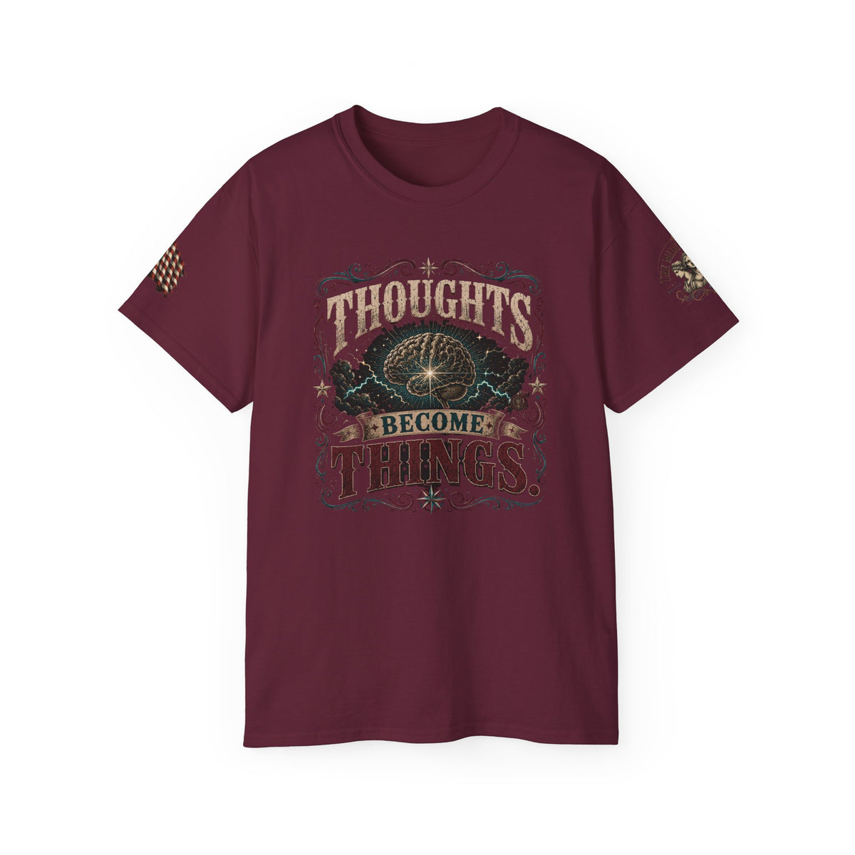 Thoughts Become Things T-Shirt — Motivational Graphic Tee